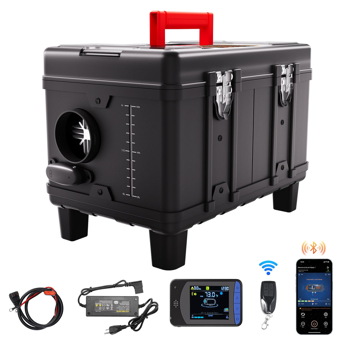Diesel Air Heater 12V/24V 8KW Bluetooth APP Remote Control