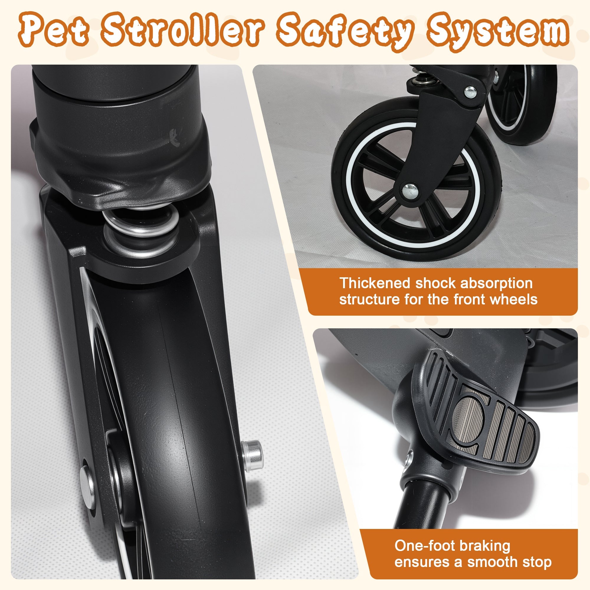 Pet Stroller for Dogs and Cats