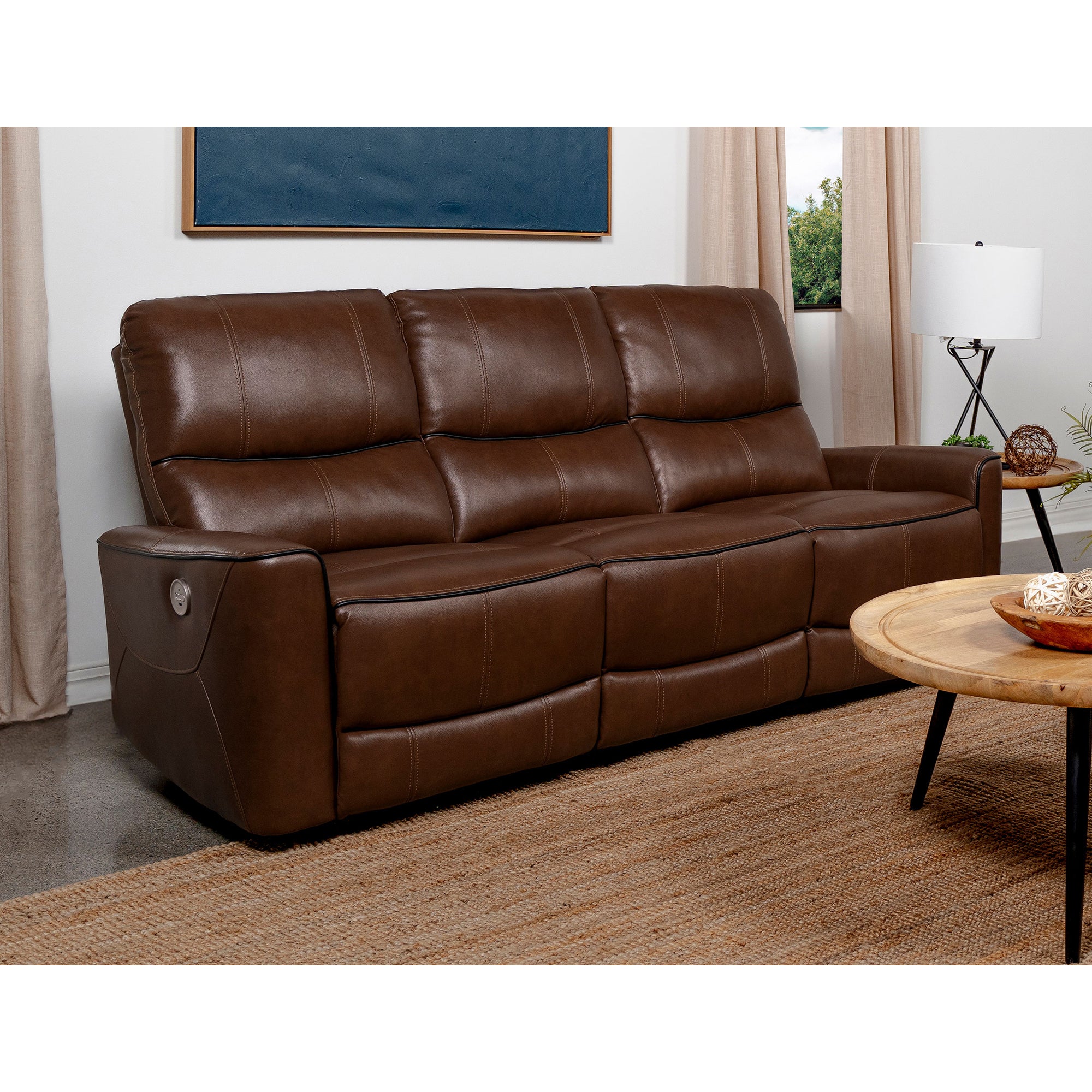 Ashland Saddle Power Reclining Sofa