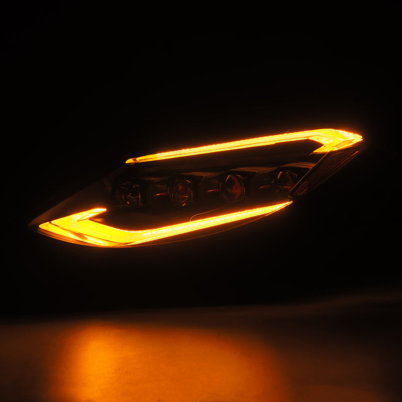 AlphaRex 23-24 Nissan Z NOVA-Series LED Projector Headlights Alpha-Blk w/Activation Light & Seq.Sig 880494 *Discontinued