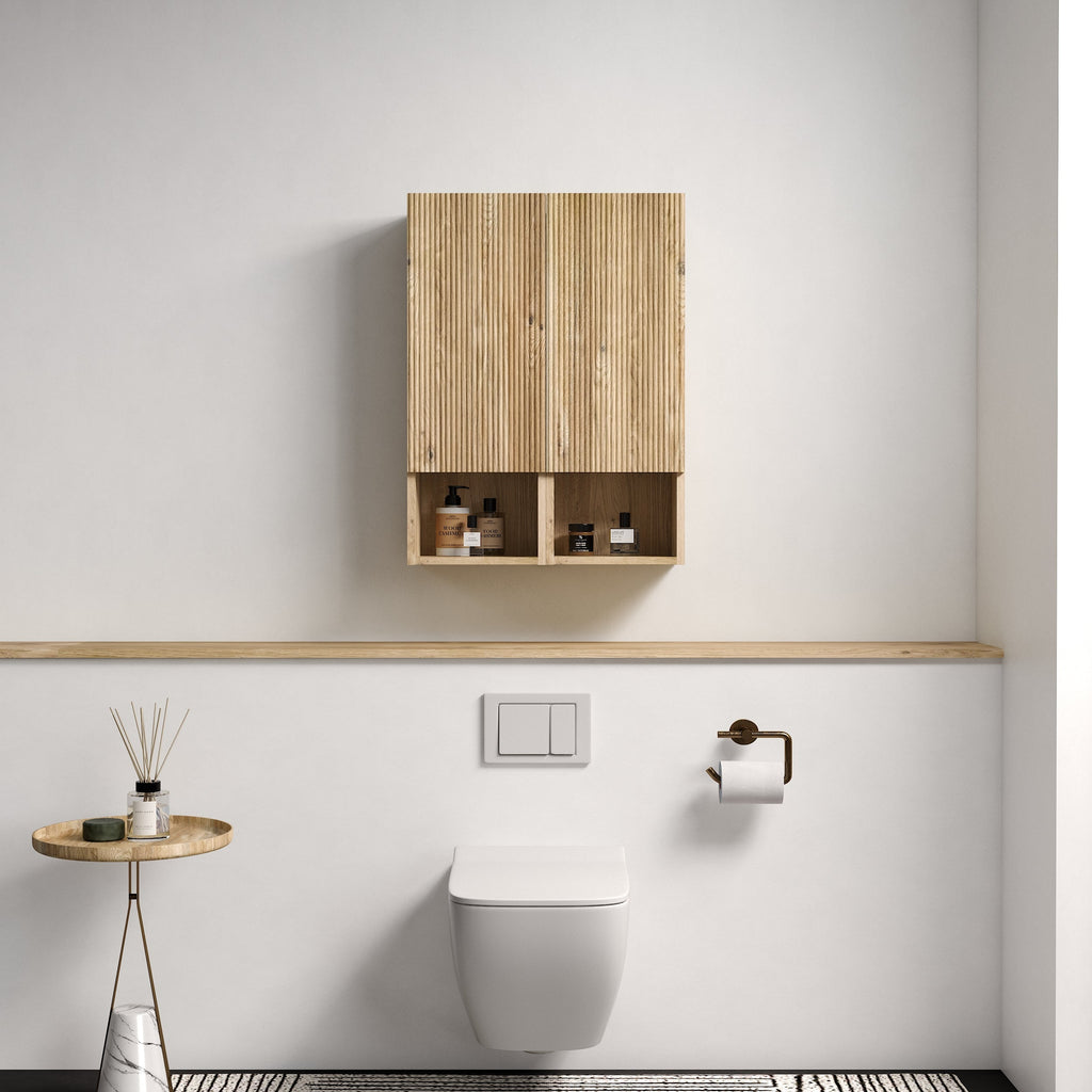 Chic Striped Textures Side Cabinet