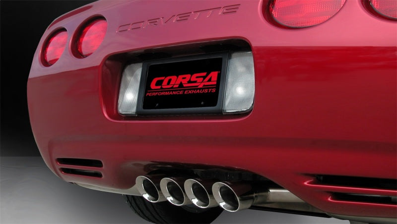 Corsa Performance 2.5" Dual Rear Exit Cat-Back Exhaust System with Twin 3.5" Tips