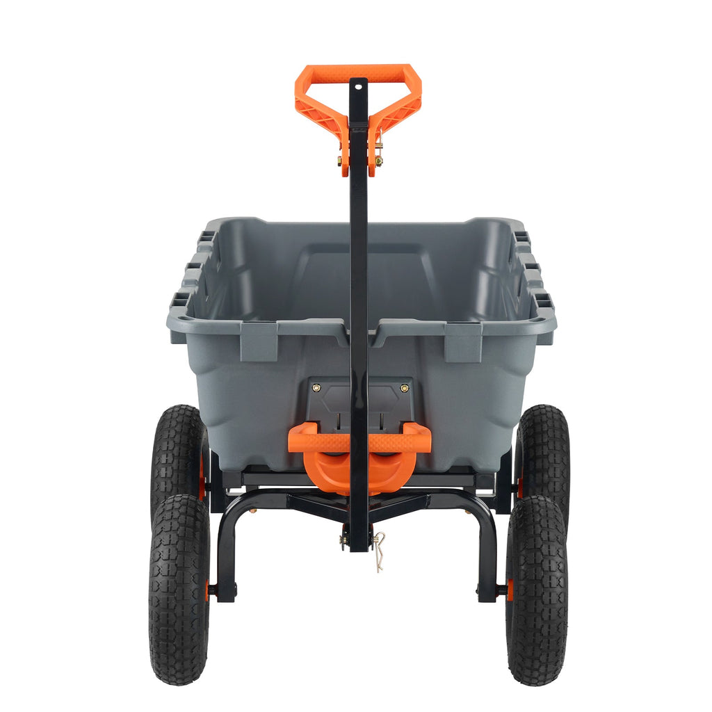 Poly Garden Dump Cart with Steel Frame