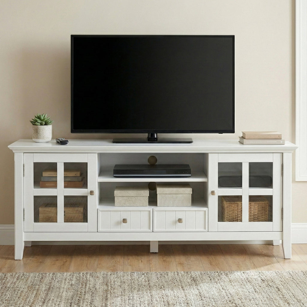Acadian 60 Inch Wide Solid Wood TV Stand