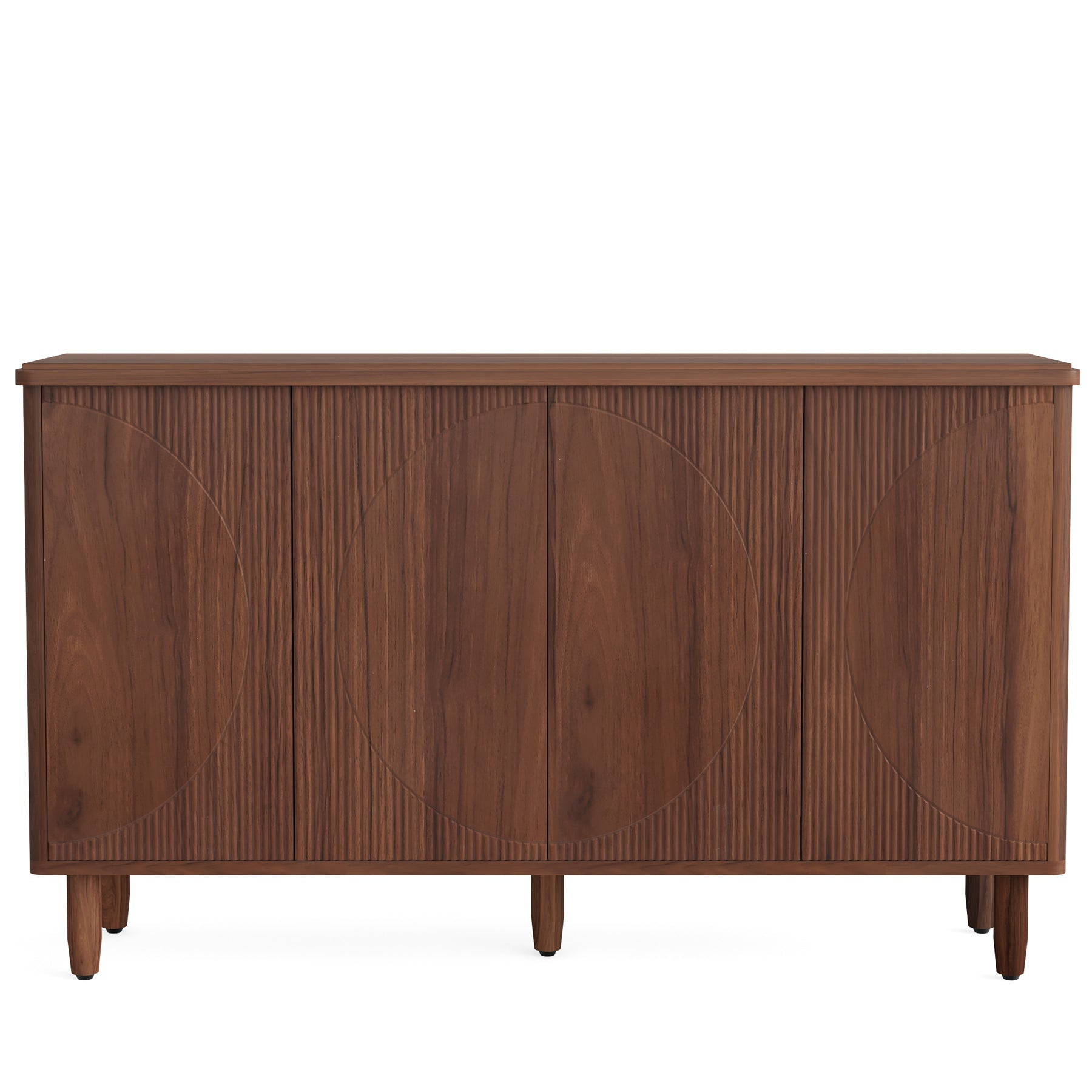 59.74" Modern Rustic Buffet Sideboard Cabinet