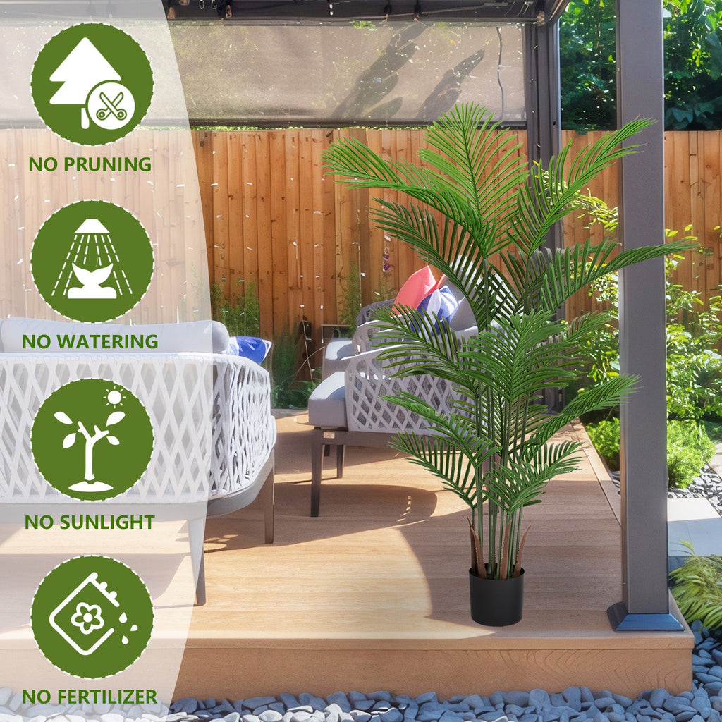 Artificial Areca Palm Plant - Set of 2