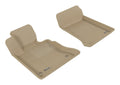 3D MAXpider 2009-2012 Mercedes-Benz GLK-Class X204 Kagu 1st Row Floormat - Tan L1MB05111502