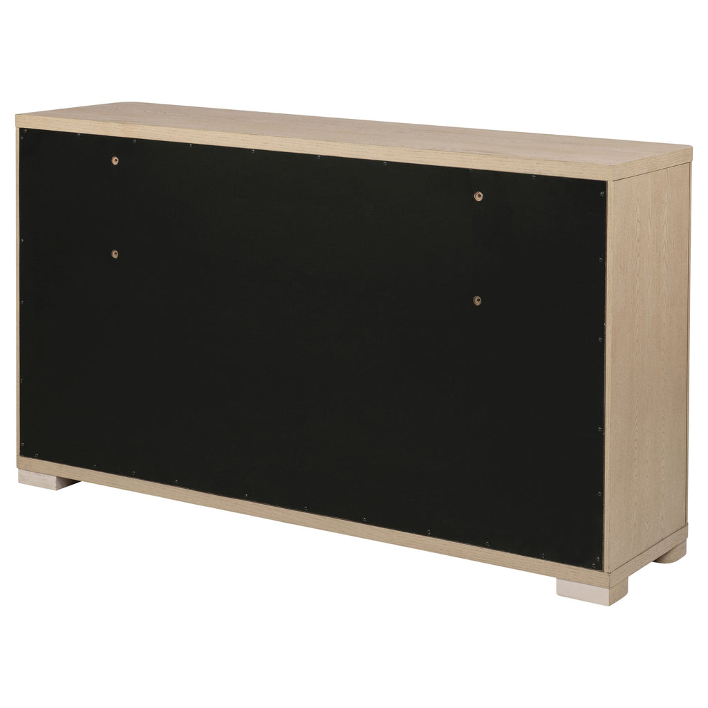 Mirador Light Elm 6-Drawer Bedroom Dresser