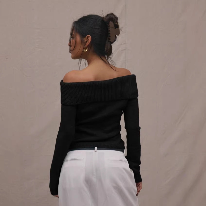 Figure-flattering Slimming Short-length Long-sleeve Top