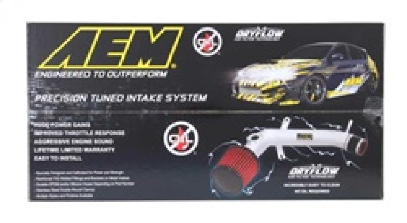 AEM Induction AEM 96-00 Civic CX DX & LX Red Short Ram Intake 22-413R