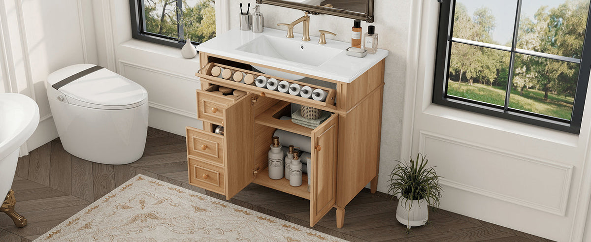 36" Bathroom Vanity with Sink