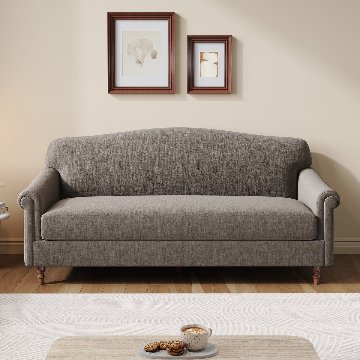 Modern Loveseat Sofa 77.5" 2-Seater Couch