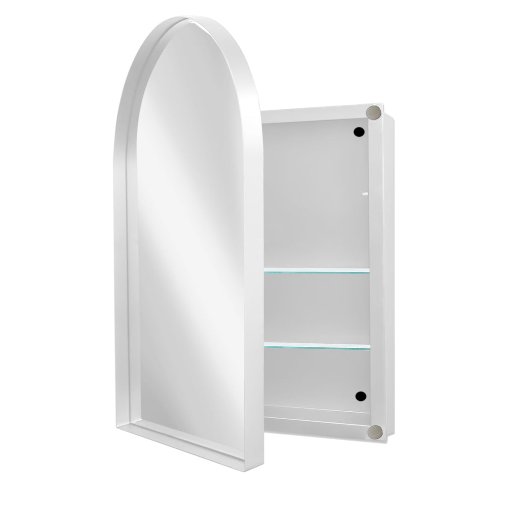 24x36 Inch Arched Recessed Medicine Cabinet