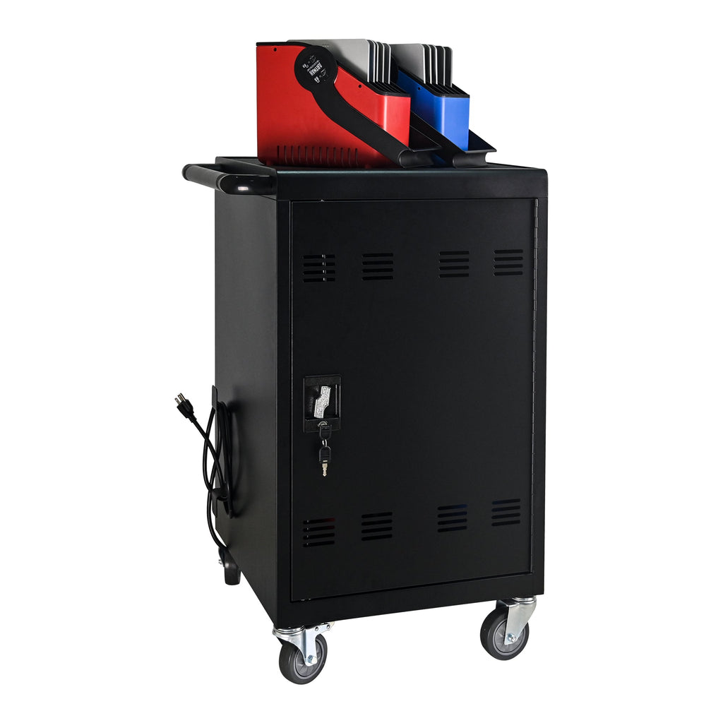 Tablet Laptop Device Basket for Mobile Charging Trolley - Black