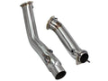 aFe Downpipe48-36313 Race Series Twisted Steel Down-Pipe Fits 15-19 M2 M3 M4