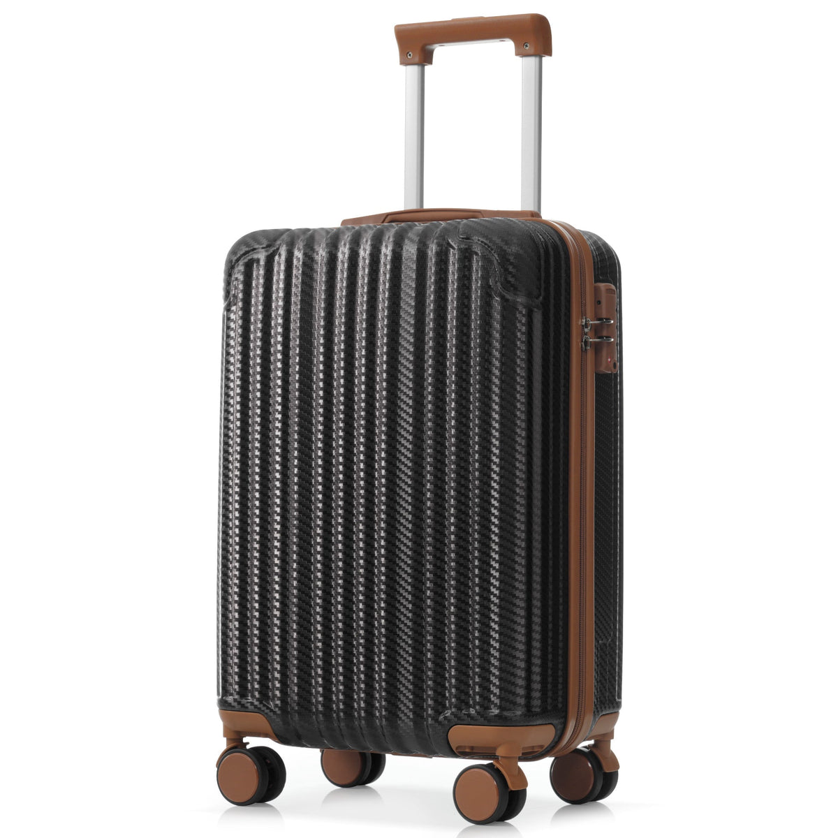 2-Piece Hardshell Luggage Set, Lightweight ABS Suitcase