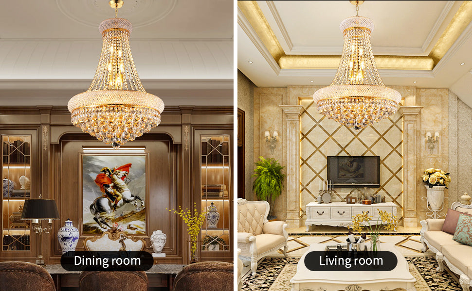 22-Inch Crystal Chandelier