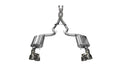 Corsa Performance 15-16 Ford Mustang GT 5.0 3in Cat Back Exhaust Polish Quad Tips