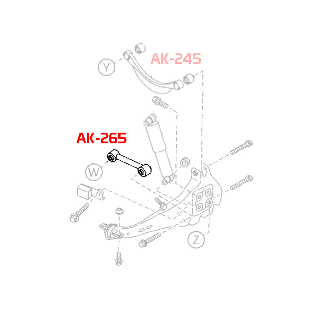 Godspeed Mazda6 FWD (GG/GY) 2003-08 Adjustable Rear Toe Arms With Spherical Bearings