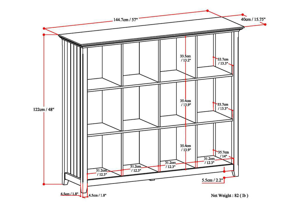Acadian 12 Cube Storage