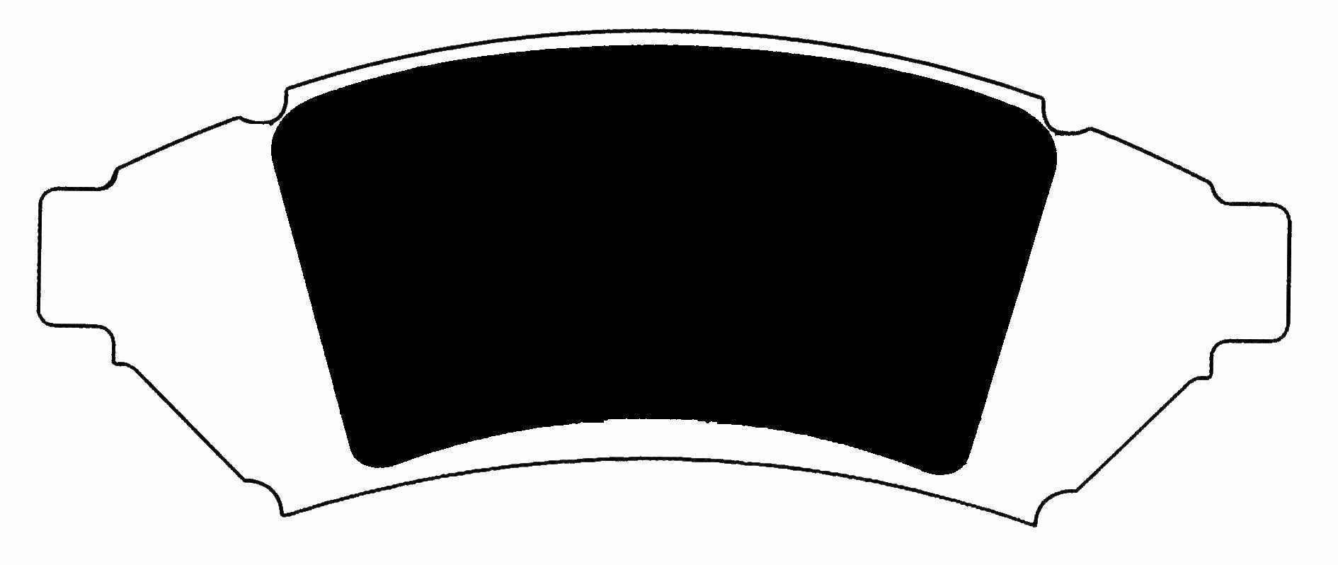 Porterfield Brake Pads for 2004 PONTIAC GRAND PRIX GTP