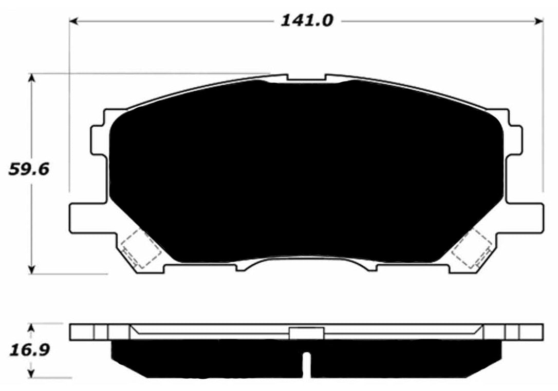Porterfield Brake Pads for 2007 LEXUS RX 330