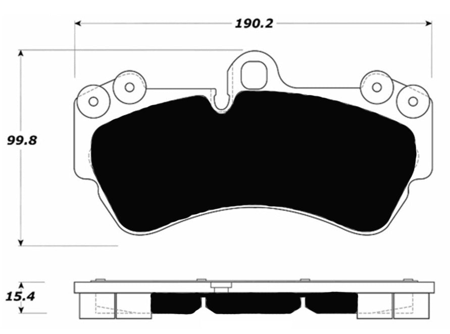 Porterfield Brake Pads for 2010 PORSCHE CAYENNE w/330mm Front Rotor