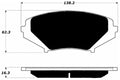Porterfield Brake Pads for 2008 MAZDA RX 8