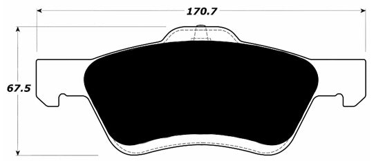 Porterfield Brake Pads for 2011 MAZDA TRIBUTE R/Drum