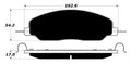 Porterfield Brake Pads for 2006 FORD MUSTANG GT V8