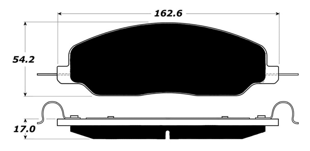 Porterfield Brake Pads for 2007 FORD MUSTANG V6