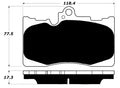 Porterfield Brake Pads for 2011 LEXUS GS 400