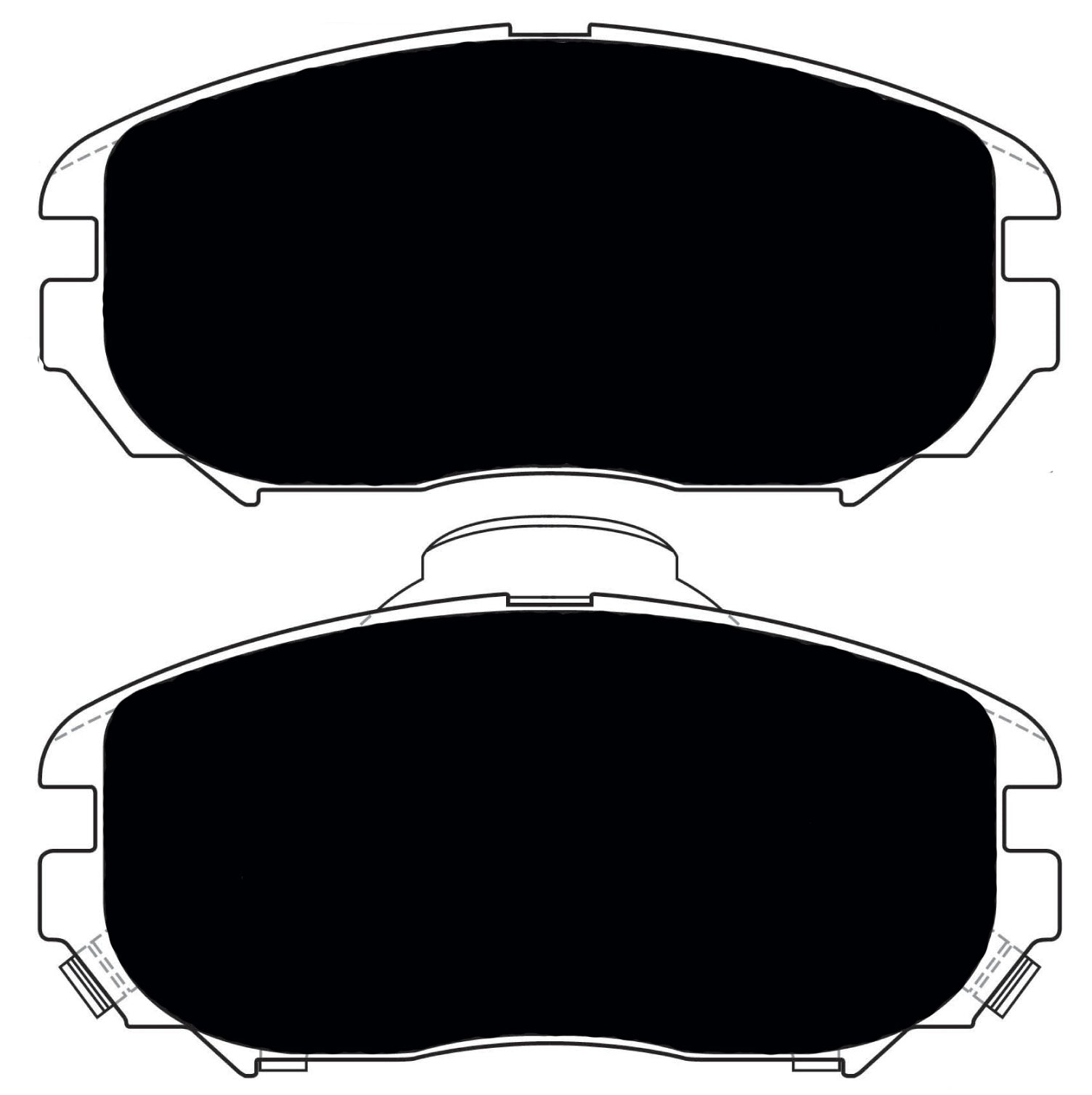 Porterfield Brake Pads for 2012 CHEVROLET EQUINOX