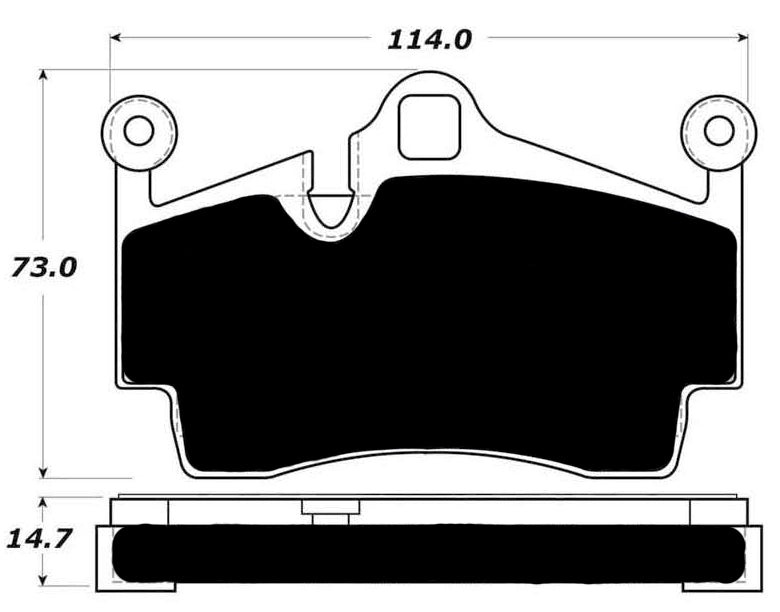 Porterfield Brake Pads for 2013 PORSCHE CAYMAN w/Iron Discs