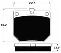 Porterfield Brake Pads for 1964 SUNBEAM TIGER