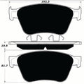 Porterfield Brake Pads for 2008 BENTLEY CONTINENTAL