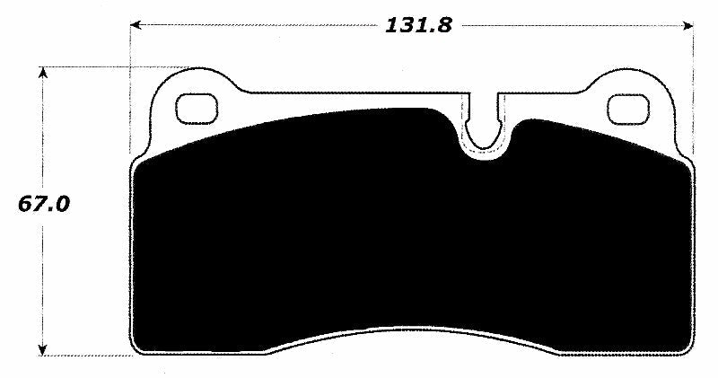 Porterfield Brake Pads for 2004 LAMBORGHINI MURCIELAGO