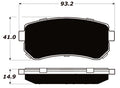Porterfield Brake Pads for 2009 HYUNDAI ELANTRA Touring