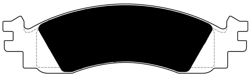 Porterfield Brake Pads for 2008 MERCURY MOUNTAINEER
