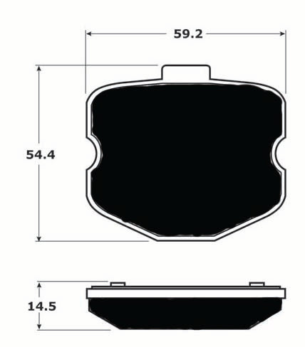 Porterfield Brake Pads for 2012 CHEVROLET CORVETTE Z06