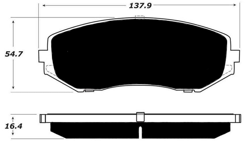 Porterfield Brake Pads for 2013 SUZUKI GRAND VITARA