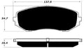 Porterfield Brake Pads for 2007 SUZUKI GRAND VITARA