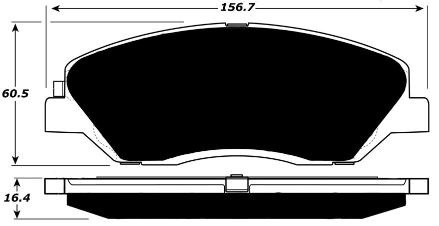 Porterfield Brake Pads for 2007 KIA SEDONA