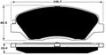 Porterfield Brake Pads for 2008 KIA SEDONA