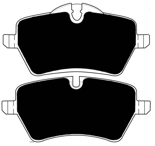 Porterfield Brake Pads for 2008 MINI Clubman S