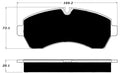 Porterfield Brake Pads for 2014 FREIGHTLINER SPRINTER 3500