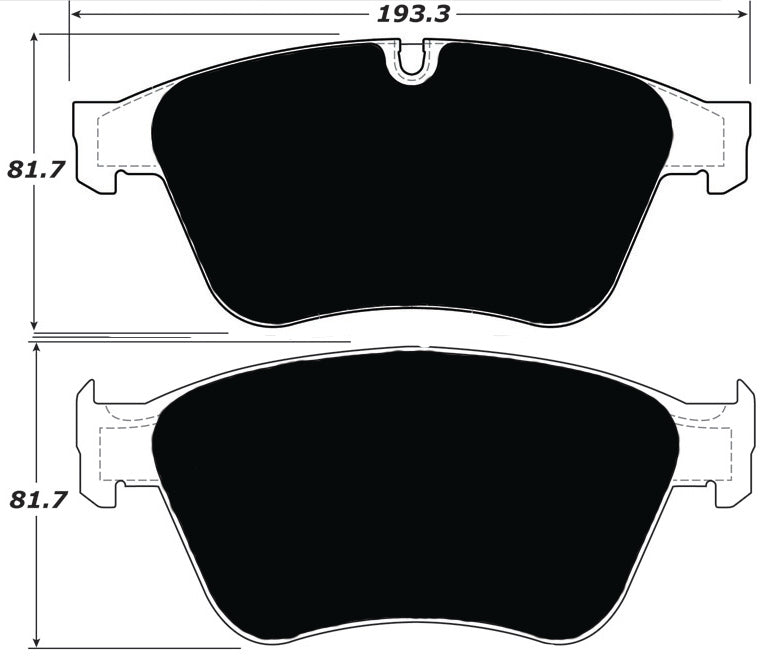 Porterfield Brake Pads for 2008 MERCEDES-BENZ ML63 AMG