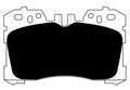 Porterfield Brake Pads for 2011 LEXUS LS 600h L