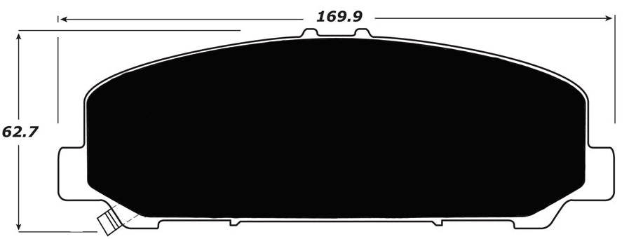 Porterfield Brake Pads for 2008 INFINITI QX56