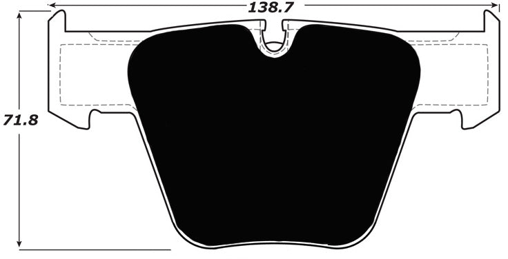 Porterfield Brake Pads for 2011 MERCEDES-BENZ CL65 AMG